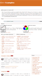 Mobile Screenshot of cpp-examples.com